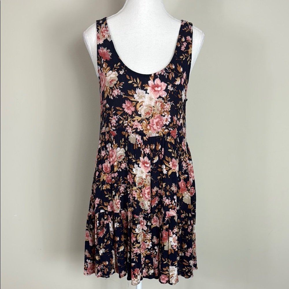 American Eagle Tiered Floral Flowy‎ Sleeveless Sundress Size Small